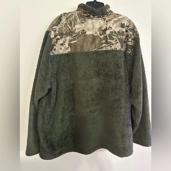REALTREE pullover w/ 1/2 zip & chest pocket - Picture 6 of 8